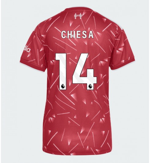 Liverpool Federico Chiesa #14 Domácí Dres pro Dámské 2026-27 Krátký Rukáv Liverpool Federico Chiesa #14 Domácí Dres pro Dámské 2026-27 Krátký Rukáv